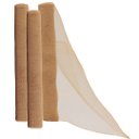 Ver imagem 1 de Kit Tela Decoração Natal Fita Gigante 52cm X 5 Metros Bege Natural 3 Peças - Magizi