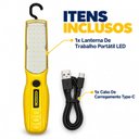Ver imagem 3 de Lanterna LED Recarregável USB com Gancho Oficina Mecânico