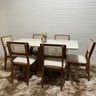 Conjunto Lins 160x90cm com 6 Cadeiras de Telhinha - 1