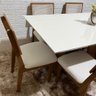 Conjunto Lins 160x90cm com 6 Cadeiras de Telhinha - 3