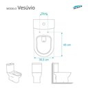 Ver imagem 3 de Tampa de Vaso Decorado Borboleta Vesúvio para Bacia Icasa