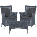 Ver imagem 1 de 2 Poltronas e 1 Mesa Igapó em Alumínio Pintura Fendi Corda Náutica Estofado 11
