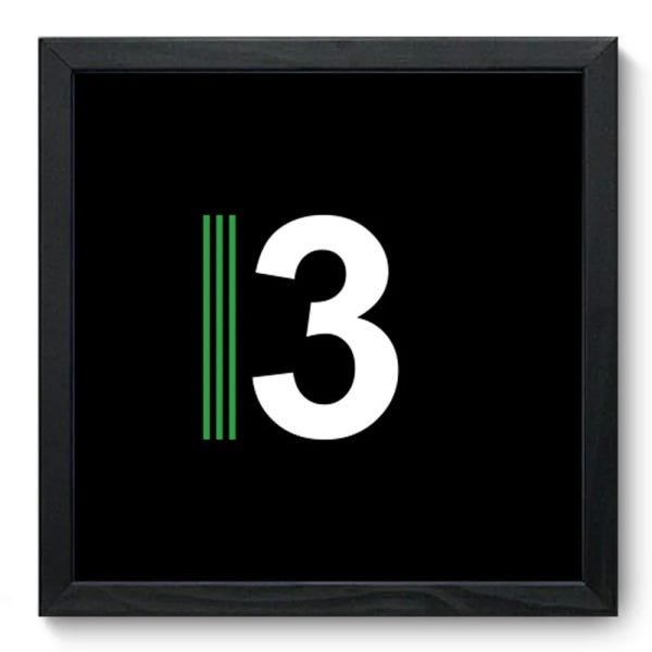 Quadro Decorativo - Três - 044qdap - 1