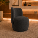 Ver imagem 3 de Poltrona Decorativa Bia Orgânica Boucle Recepção Sala Estar Quarto