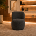 Ver imagem 2 de Poltrona Decorativa Bia Orgânica Boucle Recepção Sala Estar Quarto