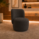 Ver imagem 1 de Poltrona Decorativa Bia Orgânica Boucle Recepção Sala Estar Quarto