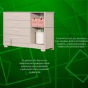 Ver imagem 5 de Jogo de Quarto para Bebe Evolution Zaki Areia - Moveisaqui