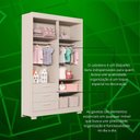 Ver imagem 4 de Jogo de Quarto para Bebe Evolution Zaki Areia - Moveisaqui