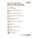 Ver imagem 6 de Guarda Roupa Casal Bolívia com Espelho 6 Portas 9 Gavetas 100% Mdf Linhamobília Cinamomo