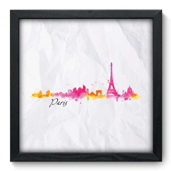 Quadro Decorativo - Paris - 150qdmp - 1