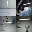 Ver imagem 2 de Abajur Luminária Mesa Led Bivolt Quarto Sala Estudo Trabalho Garra Fina P