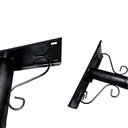 Ver imagem 4 de Lixeira de Rua em Aço Área Externa Lixeira de Calçada Cesto de Lixo Grande Resistente