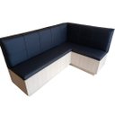 Ver imagem 1 de Canto Alemão com Baú 1.50x1.50m Cedro Azul Escuro o Rei Das Poltronas