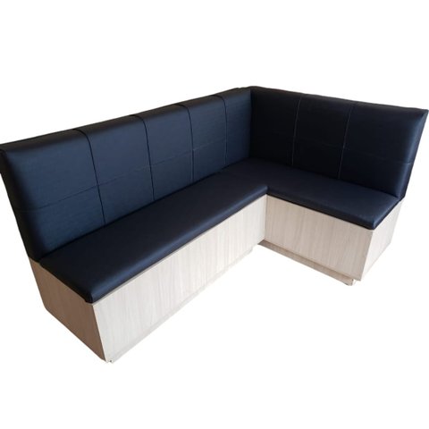 Canto Alemão com Baú 1.50x1.50m Cedro Azul Escuro o Rei Das Poltronas