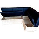 Ver imagem 2 de Canto Alemão com Baú 1.50x1.50m Cedro Azul Escuro o Rei Das Poltronas