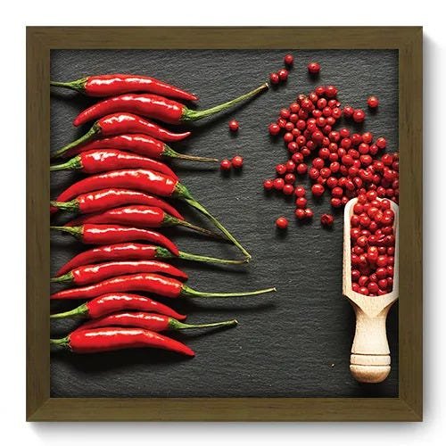 Quadro Decorativo - Pimentas - 135qdcm - 1