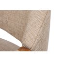 Ver imagem 6 de Cadeira de Jantar Estofada Elysia Conforto Anatômico Madeira Maciça:linho Areia