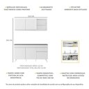 Ver imagem 4 de Armário de Cozinha Compacta Veneza Multimóveis Mp2079.891 Branco
