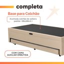 Ver imagem 6 de Cama Bibox Baú com Colchão City Solteiro e Cama Auxiliar Conjugada 88x188x69cm Bela