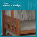 Ver imagem 5 de Cama Treliche Madeira com Gavetas Merk - 2 Solteiro + 1 Casal