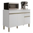 Ver imagem 1 de Balcão Gabinete para Pia com Tampo 120cm Lina K02 Supremo - Mpozenato
