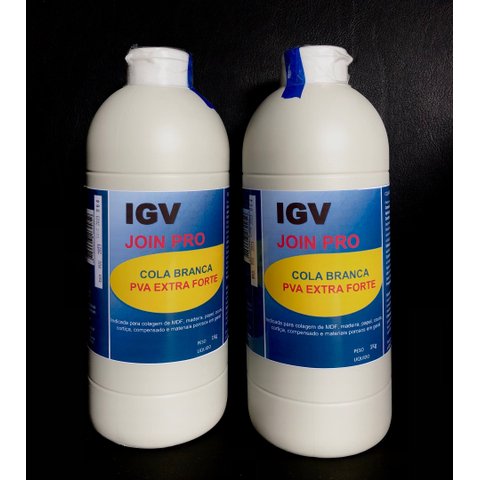 Cola Branca Pva Extra Forte - Igv Pro Join -2 Unidades
