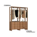 Ver imagem 3 de Estante Closet Yes com 6 Gavetas e 2 Cabideiros - Montana