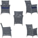 Ver imagem 5 de 2 Poltronas e 1 Mesa Igapó em Alumínio Pintura Fendi Corda Náutica Estofado 10