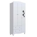 Ver imagem 6 de Quarto Infantil 5 Peças com Berço Guarda Roupa e Cômoda Cor:branco
