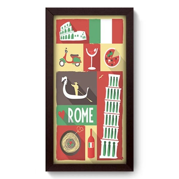 Quadro Decorativo - Roma - 247qdmp - 1