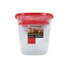 Kit Porta Mantimentos Guardar Bolacha Biscoito com 5 Peças Vermelho - 4