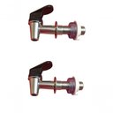 Ver imagem 1 de Kit 02 Un Torneira de Plastico para Filtro Barro Alavanca Cromada Gama