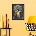 Ver imagem 2 de Quadro Beer Cheers - Um Brinde a Diversidade 33x24cm - com vidro:Madeira preta