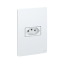 Ver imagem 1 de Conjunto 1 Tomada 10a 2p+t com Placa Branco Esatta Weg