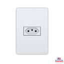 Ver imagem 3 de Conjunto 1 Tomada 10a 2p+t com Placa Branco Esatta Weg