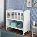 Ver imagem 2 de Mini Berço Moises Rubi com Colchão e Suporte Mosqueteiro:verde