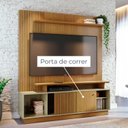 Ver mais imagens de Rack Painel de Tv Frisado com Prateleira Ares 160cm Eras 654 Madetec