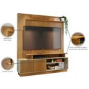 Ver imagem 5 de Rack Painel de Tv Frisado com Prateleira Ares 160cm Eras 654 Madetec