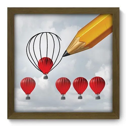 Quadro Decorativo - Balão - 315qddm - 1