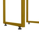 Ver imagem 7 de Banqueta Alta Para Cozinha Sala De Jantar Hanna L02 Dourado Linho Chumbo - Lyam Decor