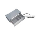 Ver imagem 2 de Penteadeira Com Uma Gaveta Organizadora Para Salão De Maquiagem Painel Com Espelho - Móveis Leartam