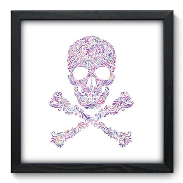 Quadro Decorativo - Caveira - 394qddp - 1