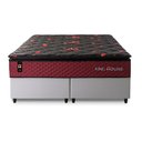 Ver imagem 6 de Conjunto Cama Box c/ Molas Ensacadas Toronto Vermelho King 193x203x66
