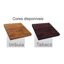 Plafon Madeira MDF Led Quadrado Tabaco 40cm - 3040/40 - 2