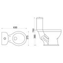 Ver imagem 5 de Kit Bacia com Caixa Acoplada + Acessórios Luzarte Évora Branco