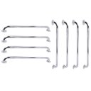 Ver imagem 1 de Barra de Apoio 70cm Inox Kit 8 Unidades Idoso Deficiente Gestante Suporte Banheiro Box Resistente Se