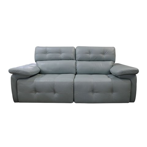 Sofá Retrátil e Reclinável de Couro Queen 2,60 M Aqua - Mempra Design