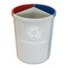 Lixeira Mix com 3 Divisões 30 Litros Cor:vermelho/azul/amarelo - 2