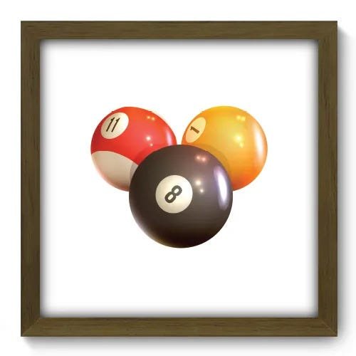 Quadro Decorativo - Bilhar - 203qddm - 1