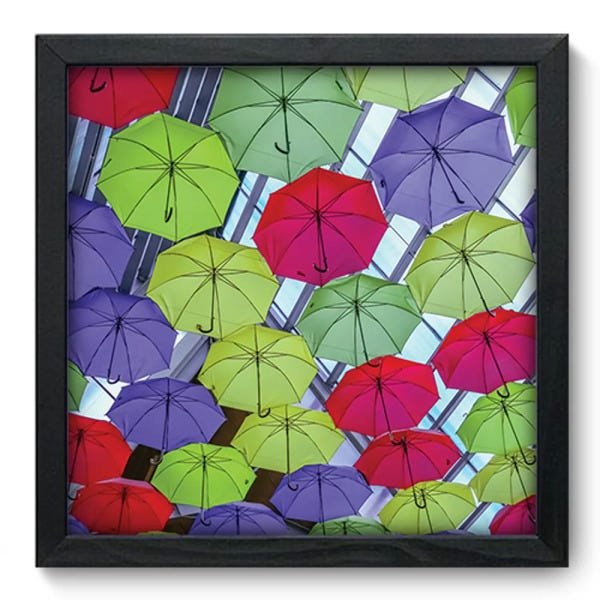 Quadro Decorativo - Guarda-Chuvas - 300qddp - 1